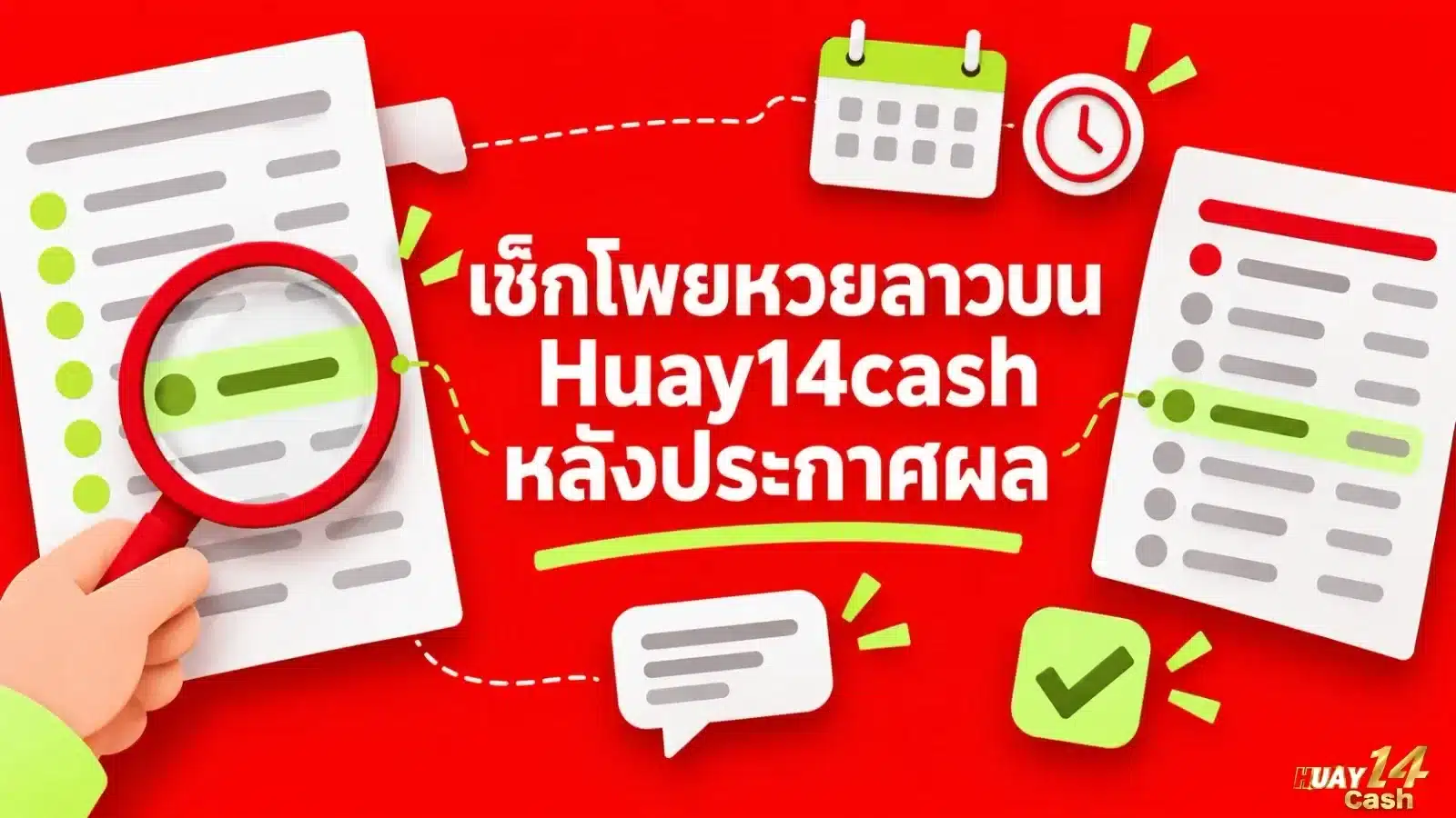 เช็กโพยหวยลาวบน Huay14cash หลังประกาศผล - ภาพหน้าปกบทความ